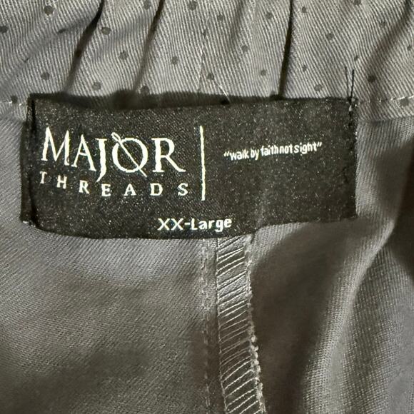 NWOT Major Threads Men’s XXL Pinn Trouser jogger pants grey polka dots on grey. - Picture 8 of 8